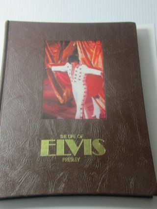 Rare The Life Of Elvis 1979 1st Ed Candid Photos Book Signed Sean Shaver Hodge