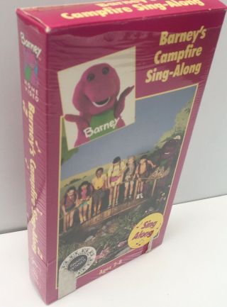 Vintage Rare Barneys Campfire Sing Along VHS 3