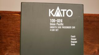 Kato N Scale Rare 106 - 024 Union Pacific 4 - Car Boxed Set (m1116)