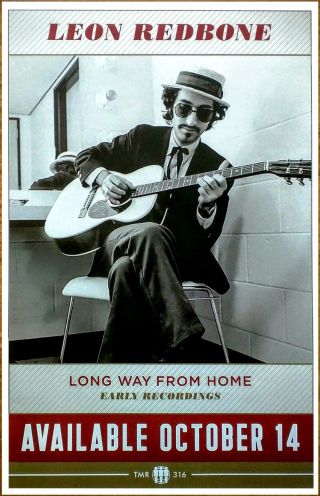 Leon Redbone Long Way From Home Ltd Ed Rare Tour Poster Third Man Records