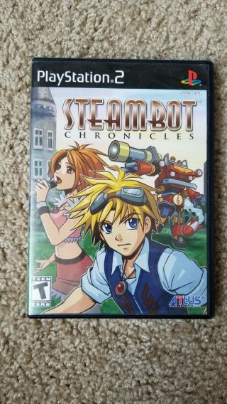 Steambot Chronicles Ps2 (sony Playstation 2,  2006) Atlas Rare Ntsc - U Us Version