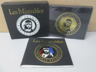 Les Miserables The Complete Symphonic Recording/cast Soundtrack 3 - Cd Rare Boxset