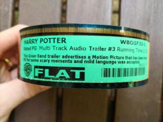 Rare Warner Brothers Pictures Harry Potter 35mm Movie Trailer