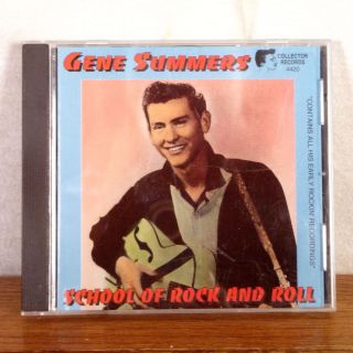 Rare Gene Summers School Of Rock And Roll Cd Album Collector Rockabilly M -