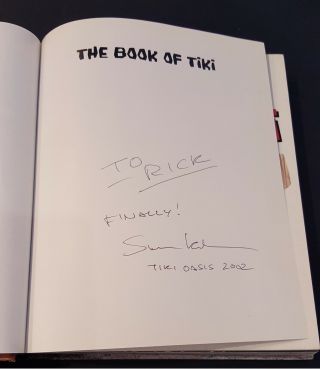 The Book of Tiki Rare by Sven A.  Kirsten SIGNED Out Of Print (2000) Taschen 3