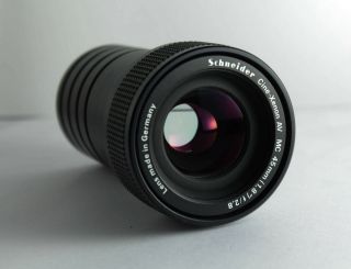 Ultra Rare Schneider Cine Xenon Av Mc 45mm F2.  8 Projection Lens Zeiss 4k Arri