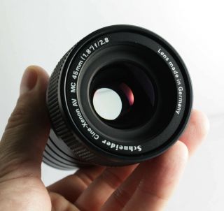 ultra rare SCHNEIDER CINE XENON AV MC 45mm F2.  8 Projection Lens zeiss 4k arri 2