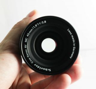 ultra rare SCHNEIDER CINE XENON AV MC 45mm F2.  8 Projection Lens zeiss 4k arri 4