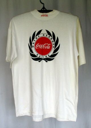 Rare Vintage Wayne Gardner Racing Coca - Cola T - Shirt