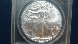 RARE 2011 S AMERICAN SILVER EAGLE ANACS MS70 PERFECT $1 COIN Starts At 99 Cents 2
