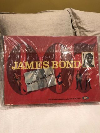 Message From M Game Rare James Bond 007 1966 Board Game