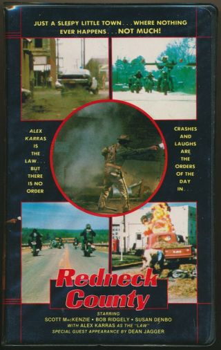 Redneck County (74) Aka The Great Lester Boggs Large Clamshell Vhs Rare