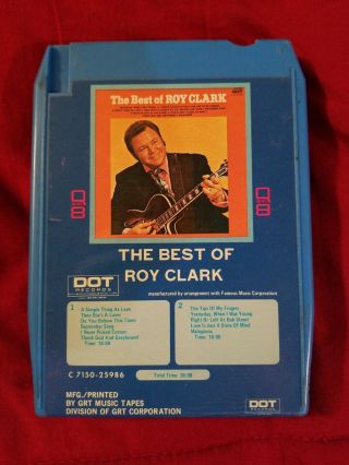 Roy Clark The Best Of Quadraphonic 8 - Track Tape Quad 8 Track Q8 Rare