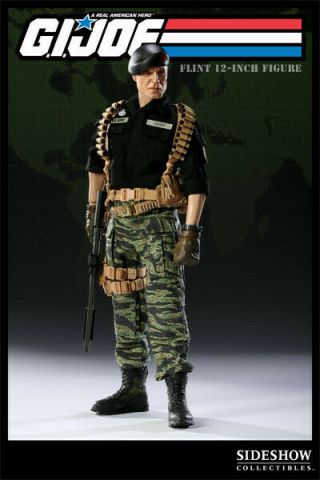 Sideshow Collectibles Gi Joe Flint Warrant Officer 12 Inch 1:6 Scale Figure Rare