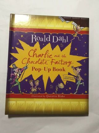 Roald Dahl Charlie And The Chocolate Factory Pop Up Book Rare Hardcover