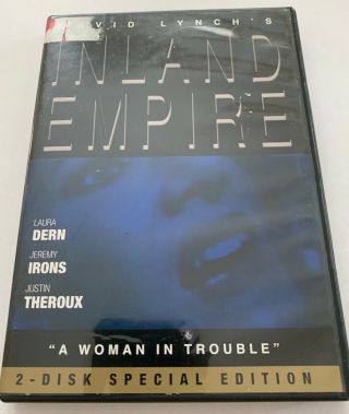 Inland Empire 2007 Dvd 2 Disc Special Edition Rare Oop Region 1 Vg David Lynch