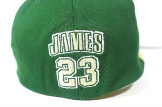 Nike Lebron James Irish St V Cap Green Rare High School Hat 4