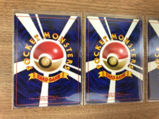 Pokemon card Charizard Blastoise Venusaur SET Base Set Japanese 1996 8