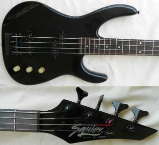 Rare 1989 Fender Squier Hm Electric Bass Guitar Korea E Series Road Worn P J Mik