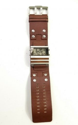 RARE,  UNIQUE Men ' s DIGITAL Watch FOSSIL JR - 9748 4