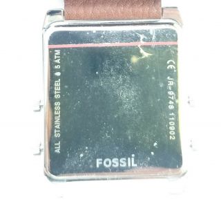 RARE,  UNIQUE Men ' s DIGITAL Watch FOSSIL JR - 9748 7