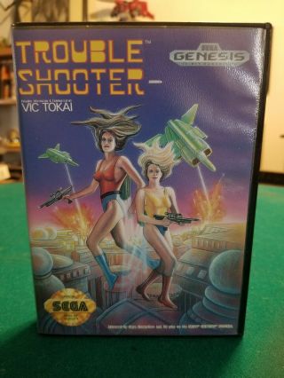 Trouble Shooter (sega Genesis,  1991) Rare