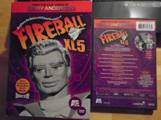 Rare Oop Fireball Xl5 5x Dvd Box Set Complete Series Gerry Anderson Thunderbirds
