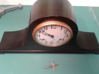 VINTAGE HAVEN MANTLE CLOCK CIRCA EARLY 1900 ' S WITH RARE SINGLE CHIME 2
