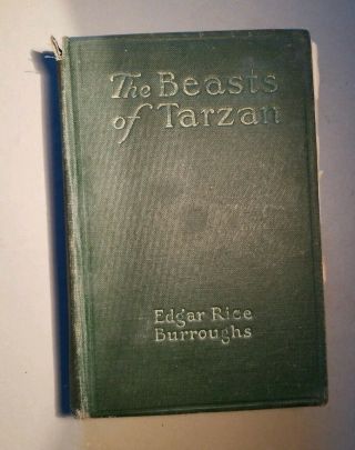 The Beasts Of Tarzan By Edgar Rice Burroughs 1916 Rare Look
