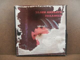 Black Sabbath Paranoid - Reel To Reel Tape - Rarely Offered 4 Track