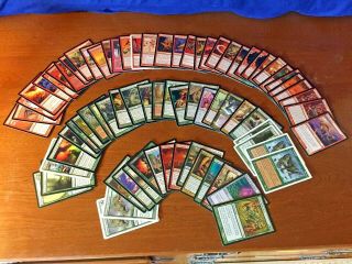 Mtg Magic The Gathering Red/green Deck Various Cards Some Rare