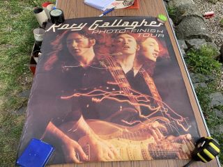 Rare 1970s /80s Music Tour Poster Rory Gallagher Photo Finish
