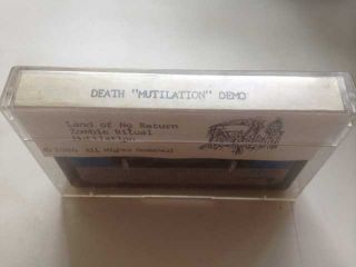 DEATH MUTILATION 1986 DEATH METAL DEMO CASSETTE TAPE CHUCK SCHULDINER RARE 5