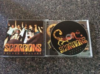 Scorpions Golden Ballads Rare Import 2cd Set U.  K.  1999 80’s Monsters Of Rock