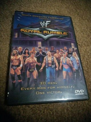 Rare - Wwf - Royal Rumble 2001 (dvd,  2001) Vintage Wwe Wcw Ecw