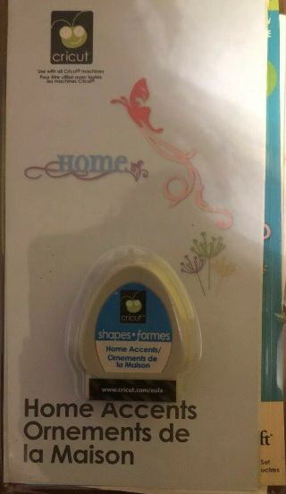 Cricut Cartridge Home Accents Retired/ Rare/unlinked