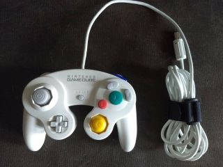 Official Nintendo Gamecube White Controller - Rare Item