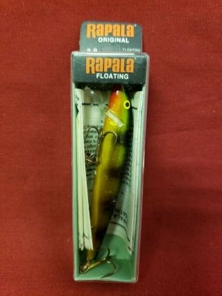 Rare Vintage Rapala Kelluva Ahven Perch 9p 3 1/2 " Fishing Lure