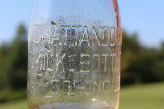 Chattanooga Milk Bottle Co.  Inc.  Embossed Bottle Company Tennessee Tenn Tn Rare