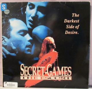 Secret Games 2 The Escort Laserdisc Rare Former Rental In Sexy