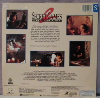 Secret Games 2 The Escort Laserdisc RARE Former Rental In SEXY 2