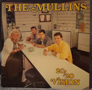 The Mullins 20/20 Vision 1987 Lp Very Rare Gospel Creation Records Ac - 00231