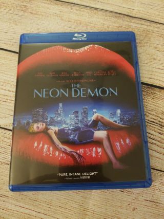 The Neon Demon (blu - Ray Disc,  2016) Oop And Rare.  Nicolas Winding Refn.  Like
