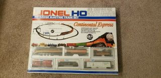 Lionel Ho Scale Train Set Continental Express Rare S.  P Locomotive