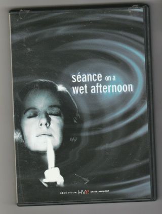 Séance On A Wet Afternoon Dvd Widescreen Richard Attenborough With Insert Rare