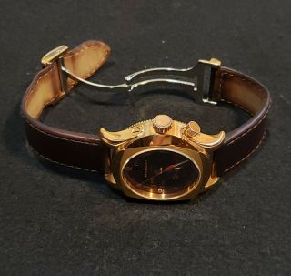Burberry Mens Swiss Made Watch Gold Tone Rare BU7632 6
