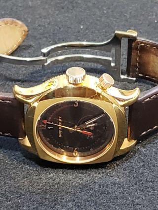 Burberry Mens Swiss Made Watch Gold Tone Rare BU7632 7