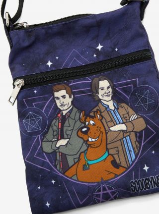 Scoobynatural Passport Crossbody Bag Rare Discontinued Supernatural Merchandise