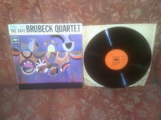 The Dave Brubeck Quartet Time Out Rare 1962 Mono Uk Cbs Bpg 62068