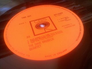 The Dave Brubeck Quartet Time Out Rare 1962 Mono UK CBS BPG 62068 2
